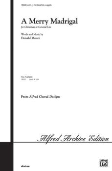 A Merry Madrigal (For Christmas or General Use) (AL-00-19250)