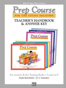 Alfred's Basic Piano Prep Course: Activity & Ear Training Book Teacher (AL-00-3490)