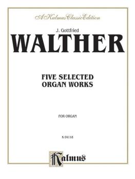 Five Selected Organ Works (AL-00-K04118)