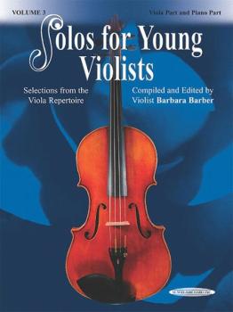 Solos for Young Violists Viola Part and Piano Acc., Volume 3: Selectio (AL-00-18670X)