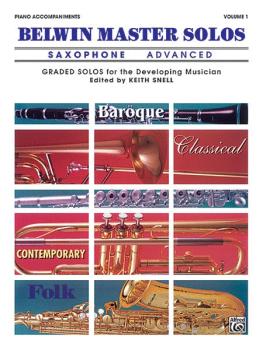 Belwin Master Solos, Volume 1 (Alto Saxophone) (AL-00-EL03444)
