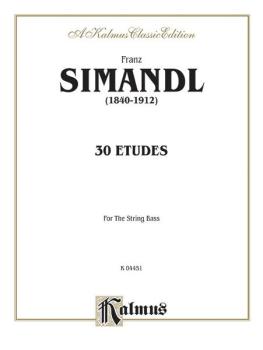 Thirty Etudes for String Bass (AL-00-K04451)