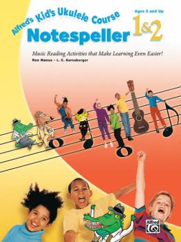 Alfred's Kid's Ukulele Course Notespeller 1 & 2: Music Reading Activit (AL-00-40538)