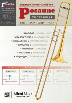 Grifftabelle Posaune &#10072; Fingering Charts for Trombone: Zweisprac (AL-00-20231G)