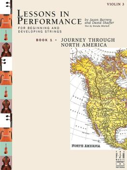 Lessons in Performance Book 1, Journey Through North America - Violin  (AL-98-SB302VN3)