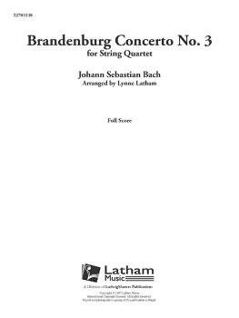 Brandenburg Concerto No. 3 for String Quartet (AL-36-52703139)