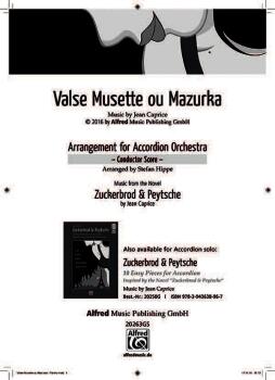 Valse Musette ou Mazurka - Akkordeonorchester Score only (AL-00-20263GS)