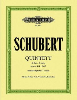 Quintet in A Op. posth. 114 (D667) Trout Quintet (For Violin, Viola, C (AL-98-EP9975)