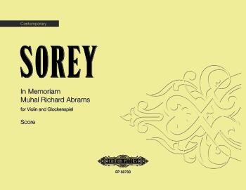 In Memoriam Muhal Richard Abrams (for Violin and Glockenspiel) (AL-98-EP68788)