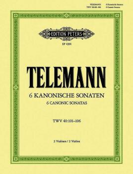 6 Canonic Sonatas for 2 Violins: TWV 40:101-106 Set of Parts (AL-98-EP4394)