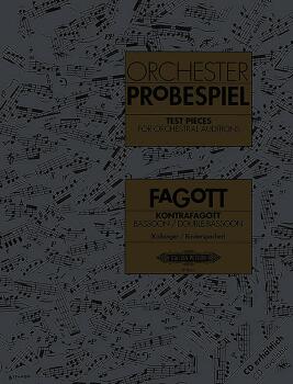 Test Pieces for Orchestral Auditions: Bassoon, Double Bassoon (AL-98-EP8662)