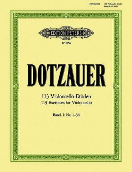 113 Exercises for Violoncello, Book 1 (Nos. 1-34) (AL-98-EP5956)