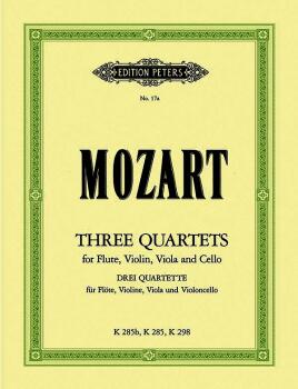 3 Flute Quartets K285 K298 K285b (Set of Parts) (AL-98-EP17A)