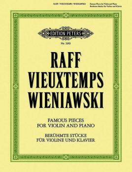 3 Romantic Pieces for Violin and Piano by Raff, Vieuxtemps and Wieniaw (AL-98-EP3383)