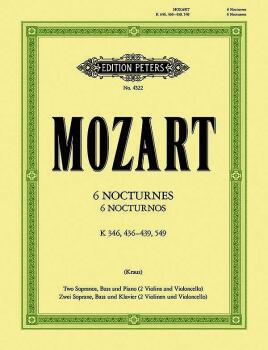 6 Nocturnos (Edition for 2 Sopranos and Bass with Piano [2 Violins and (AL-98-EP4522)