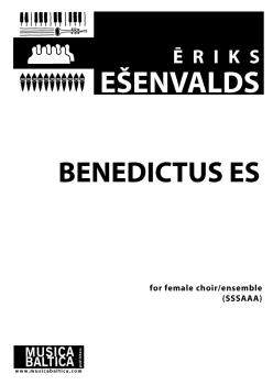 Benedictus Es for SSSAAA Choir (AL-98-MB0900)