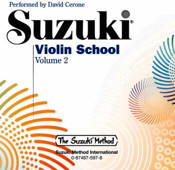 (Legacy Recording) Suzuki Violin School, Volume 2 (Perf. David Cerone) (AL-00-AA-0000111)