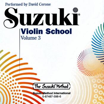 (Legacy Recording) Suzuki Violin School, Volume 3 (Perf. David Cerone) (AL-00-AA-0000115)