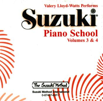 (Legacy Recording) Suzuki Piano School, Volume 3 & 4 (Perf. Valery Llo (AL-00-AA-0000172)