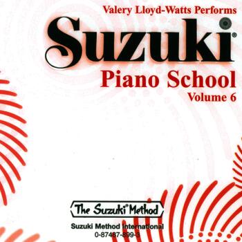 (Legacy Recording) Suzuki Piano School, Volume 6 (Perf. Valery Lloyd-W (AL-00-AA-0000174)