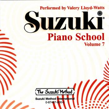 (Legacy Recording) Suzuki Piano School, Volume 7 (Perf. Valery Lloyd-W (AL-00-AA-0000175)