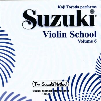 (Legacy Recording) Suzuki Violin School, Volume 6 (Perf. Koji Toyoda) (AL-00-AA-0000124)