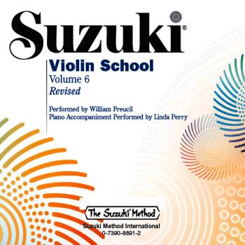 Suzuki Violin School, Volume 6 (Perf. William Preucil) (AL-00-AA-0000138)