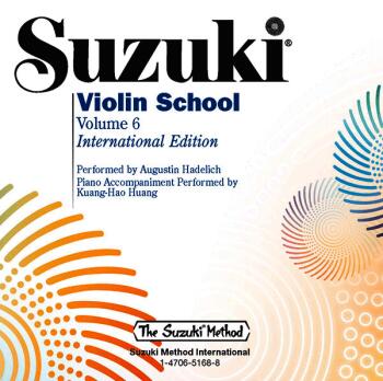 Suzuki Violin School, Volume 6 (International Edition) (Perf. Augustin (AL-00-AA-0000262)