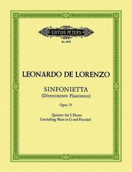 Sinfonietta (Divertimento Flautistico) for Flute Quintet (AL-98-EP6276)