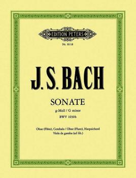 Sonata in G minor BWV 1030b f. Oboe (Flute) and Harpsichord (Vdg./Cell (AL-98-EP8118)