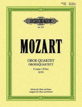Oboe Quartet in F K370 (368b) (Edition for Oboe and Piano) (AL-98-EP7077)