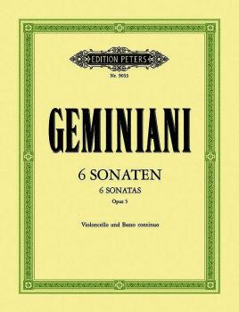 6 Sonatas for Cello and Continuo Op. 5: Continuo Realized for Harpsich (AL-98-EP9033)