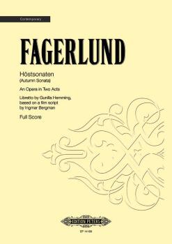 Autumn Sonata: Opera in 2 Acts - Libretto by Gunilla Hemming, based on (AL-98-EP14189)