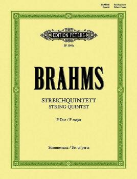 String Quintet No. 1 in F Op. 88 (For 2 Violins, 2 Violas and Cello Se (AL-98-EP3905A)
