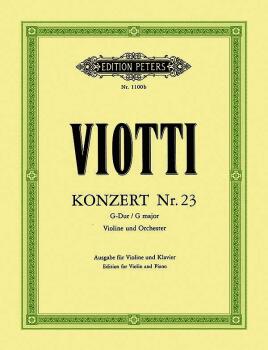 Violin Concerto No. 23 in G (Edition for Violin and Piano): Cadenzas b (AL-98-EP1100B)