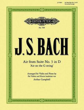 Air on the G String from Orch. Suite No. 3 BWV 1068 (Arr. for Violin & (AL-98-EP7355)