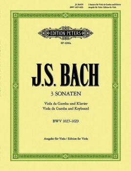 Sonatas for Viola da gamba & Harpsichord BWV 1027-1029 (Arr. for Viola (AL-98-EP4286A)
