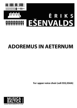 Adoremus in Aeternum for SSAA Choir (AL-98-MB2570)