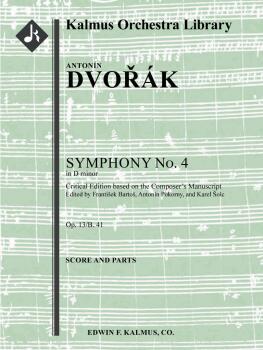 Symphony No. 4 in D minor, Op. 13/B. 41 (critical edition) (AL-36-A787102)