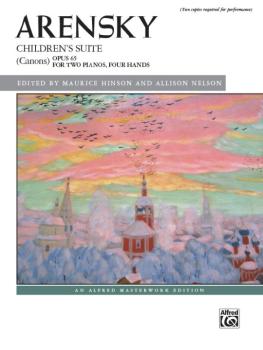 Arensky: Children's Suite (Canons), Opus 65 (AL-00-44319)