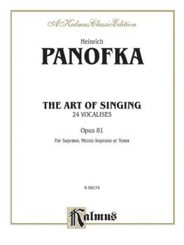 The Art of Singing - 24 Vocalises, Opus 81 (AL-00-K09174)