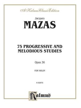 75 Progressive and Melodious Studies, Opus 36 (AL-00-K02075)