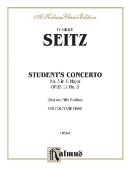 Student's Concerto No. III in G Minor, Opus 12 (AL-00-K03947)
