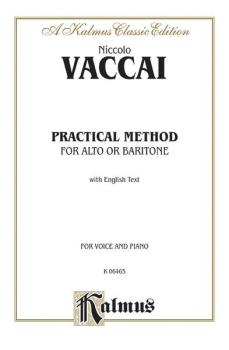 Practical Vocal Method for Alto or Baritone (Low Voice): Vocal Score a (AL-00-K06465)