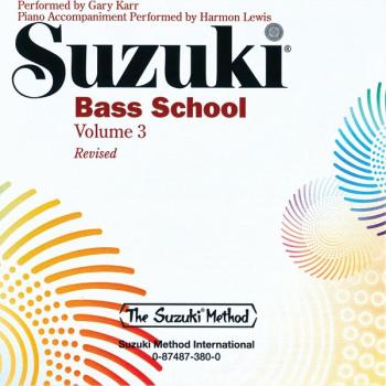 Suzuki Bass School, Volume 3: International Edition (AL-00-0380)