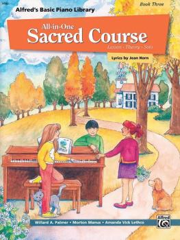 Alfred's Basic All-in-One Sacred Course, Book 3 (Lesson * Theory * Sol (AL-00-14560)