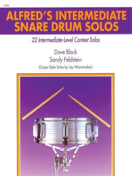 Alfred's Intermediate Snare Drum Solos: 22 Intermediate-Level Contest  (AL-00-16929)