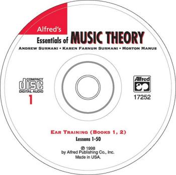 Alfred's Essentials of Music Theory: Ear Training CD 1 (for Books 1 &  (AL-00-17252)
