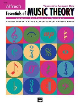 Alfred's Essentials of Music Theory: Teacher's Answer Key (AL-00-17261)
