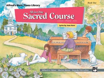Alfred's Basic All-in-One Sacred Course, Book 1 (Lesson * Theory * Sol (AL-00-14558)